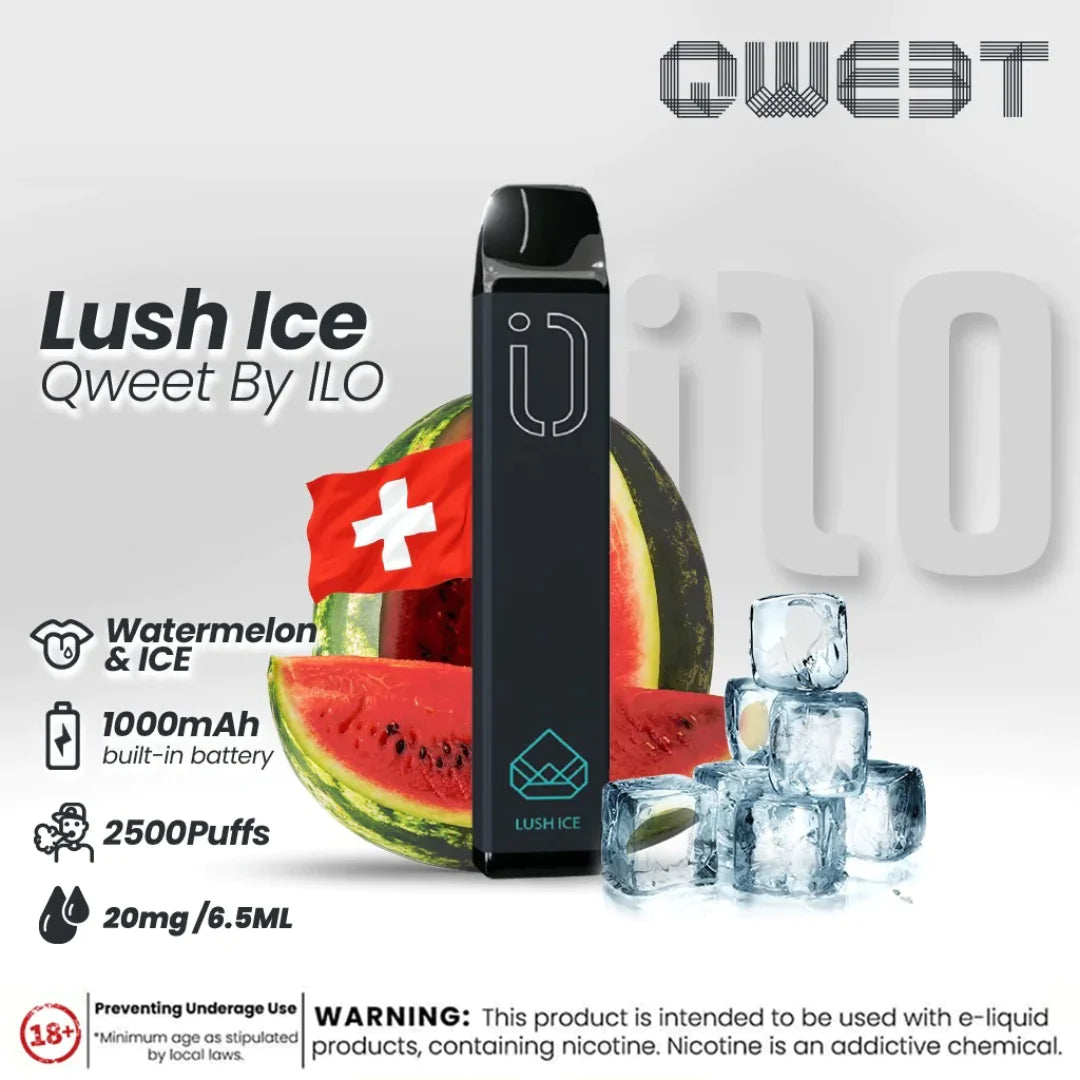 QWEET LUSH ICE (2500PUFFS) DISPOSABLE VAPE