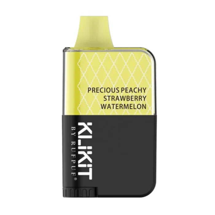 KLIKIT- DISPOSABLE VAPE 5000 PUFFS PRECIOUSPEACHY STRAWBERRY WATERMELON