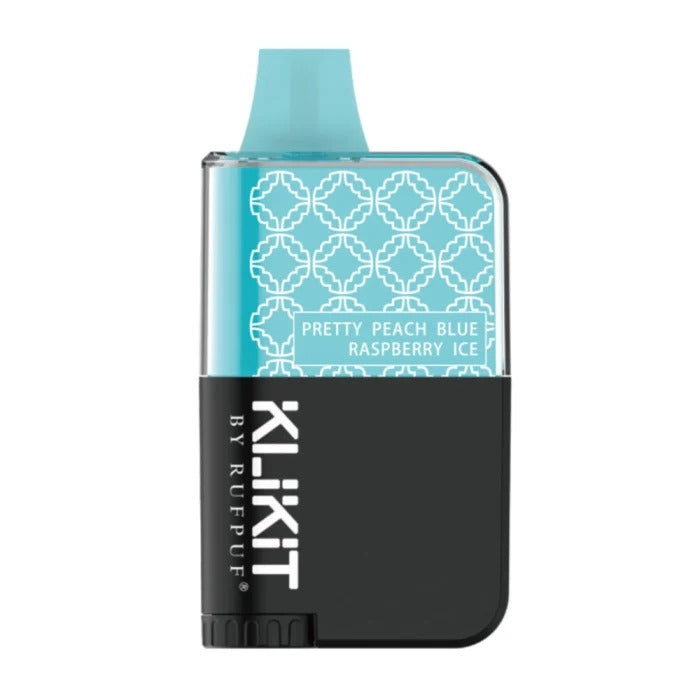 KLIKIT DISPOSABLE VAPE 5000 PUFFS - PRETTY PEACH BLUE RASPBERRY ICE