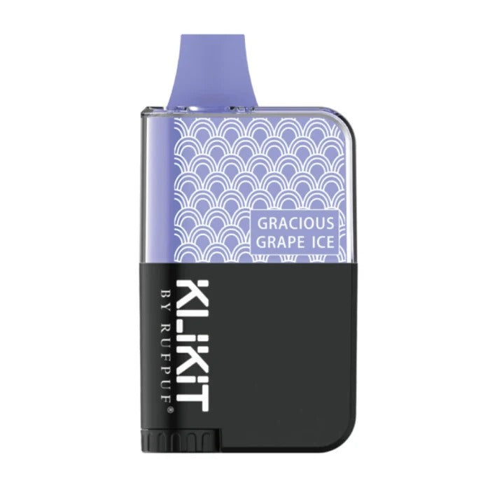 KLIKIT DISPOSABLE VAPE 5000 PUFFS - GRACIOUS GRAPE ICE