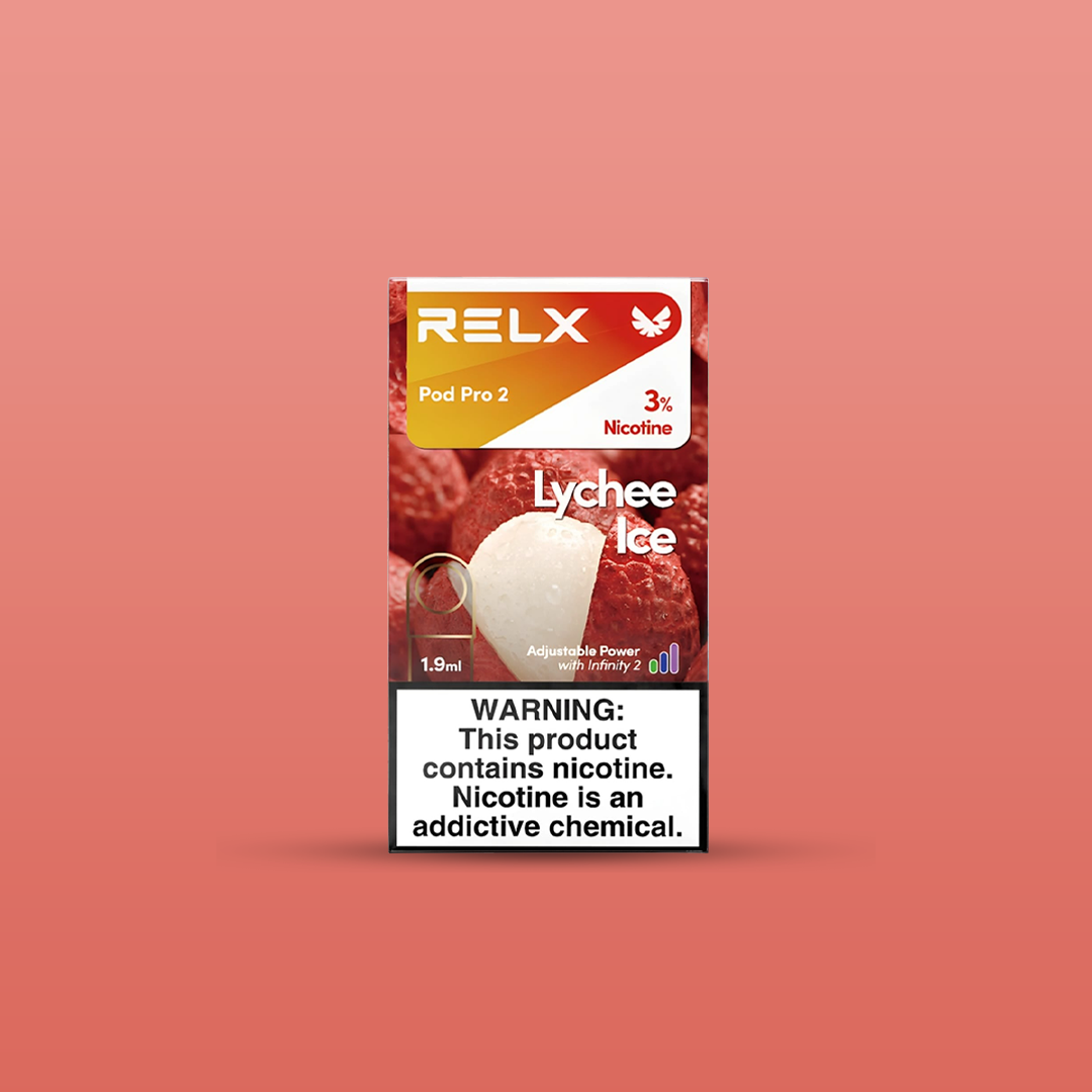 RELX lychee Ice Pack of 10  – 3% Nicotine