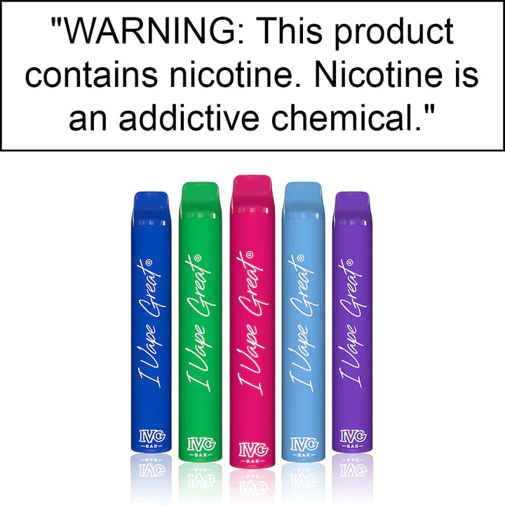 IVG BAR DISPOSABLE 3000 PUFF - 5% Nicotine